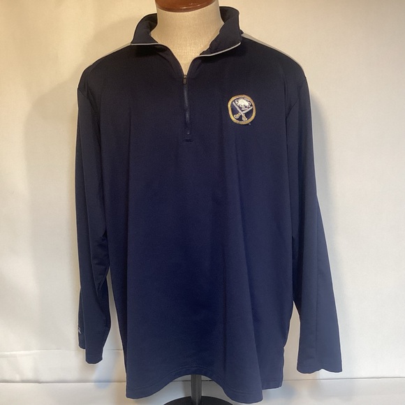 Antigua Buffalo Sabers 1/4 zip pull Men’s size XXL - Picture 3 of 14